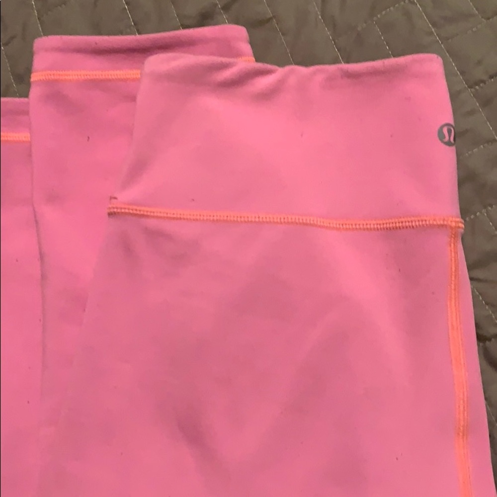 Reversible leggings crop! Maroon and pink